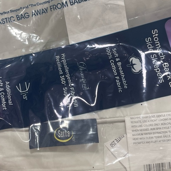 Serta Elite Perfect Sleeper All Sleep Position King Pillows, 2 Pack - Picture 4 of 4